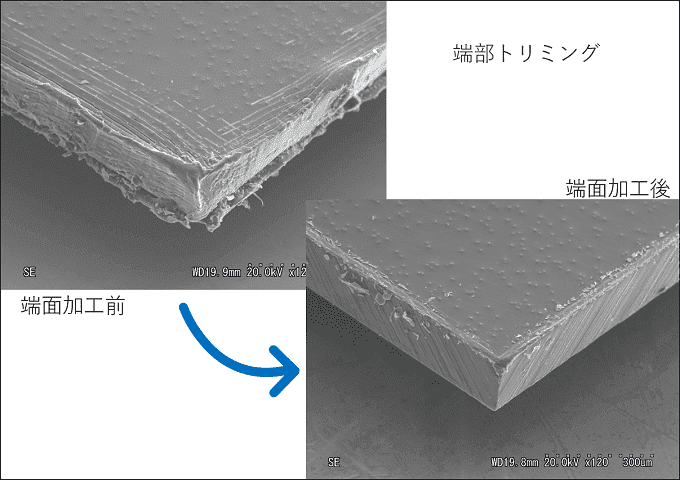 偏光板加工「自在に切れる」カット技術