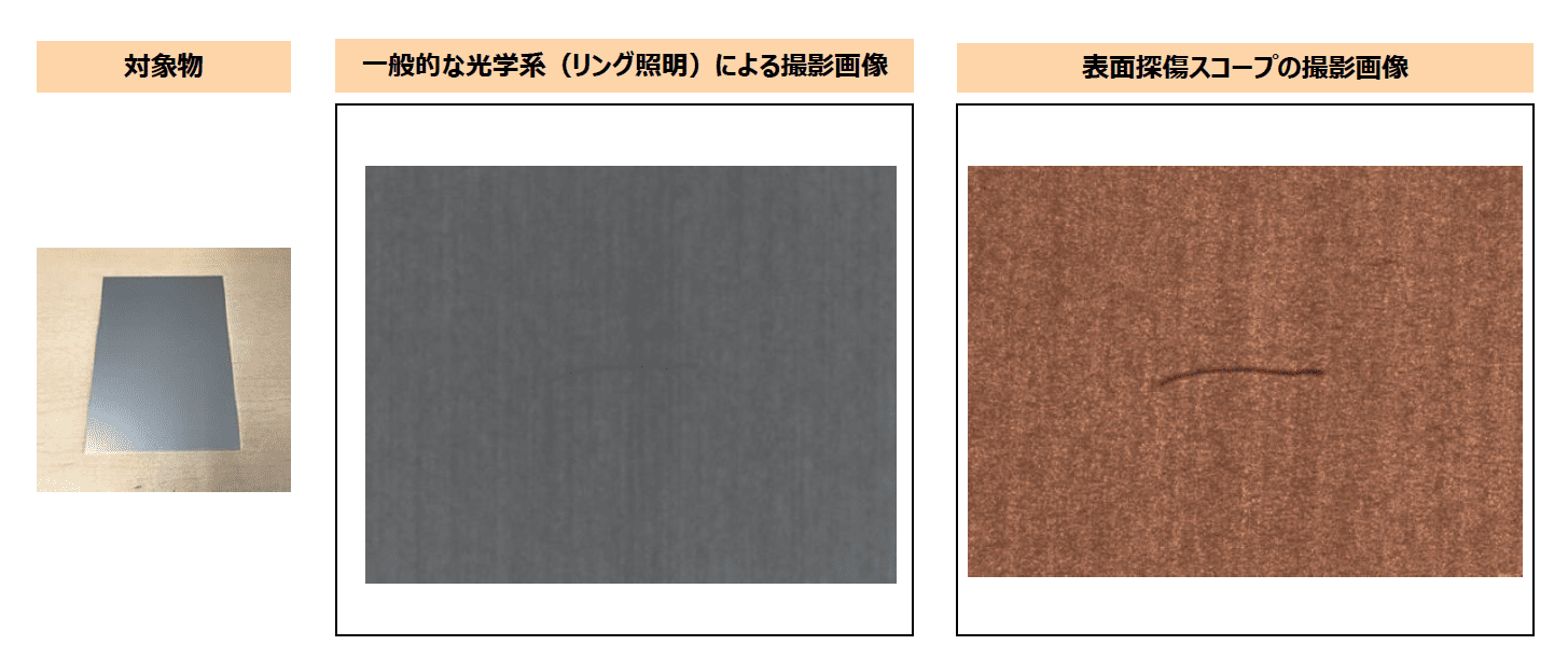 アルミ板 アルマイト処理面(白)のキズ